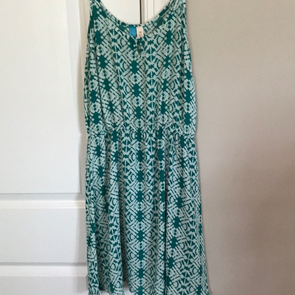 Teal dress